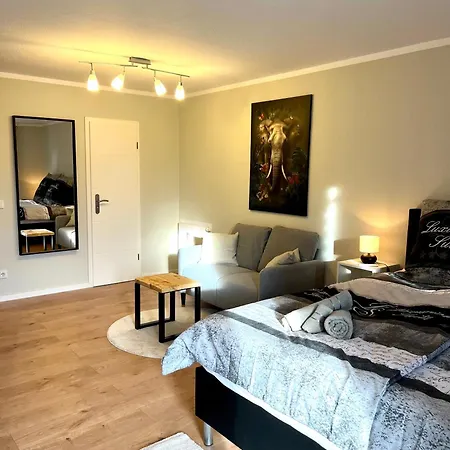 An Der Elbe Mit Balkon, Küche Und Netflix